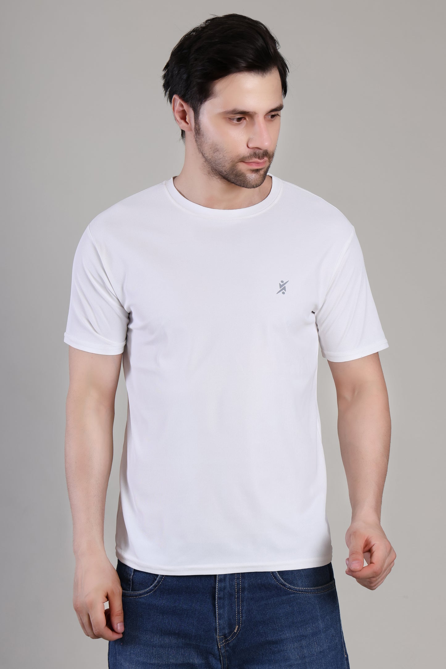 Men Imported Dry Fit Fabric T-shirt On Wholesale Price J135 | 8 pcs Packing