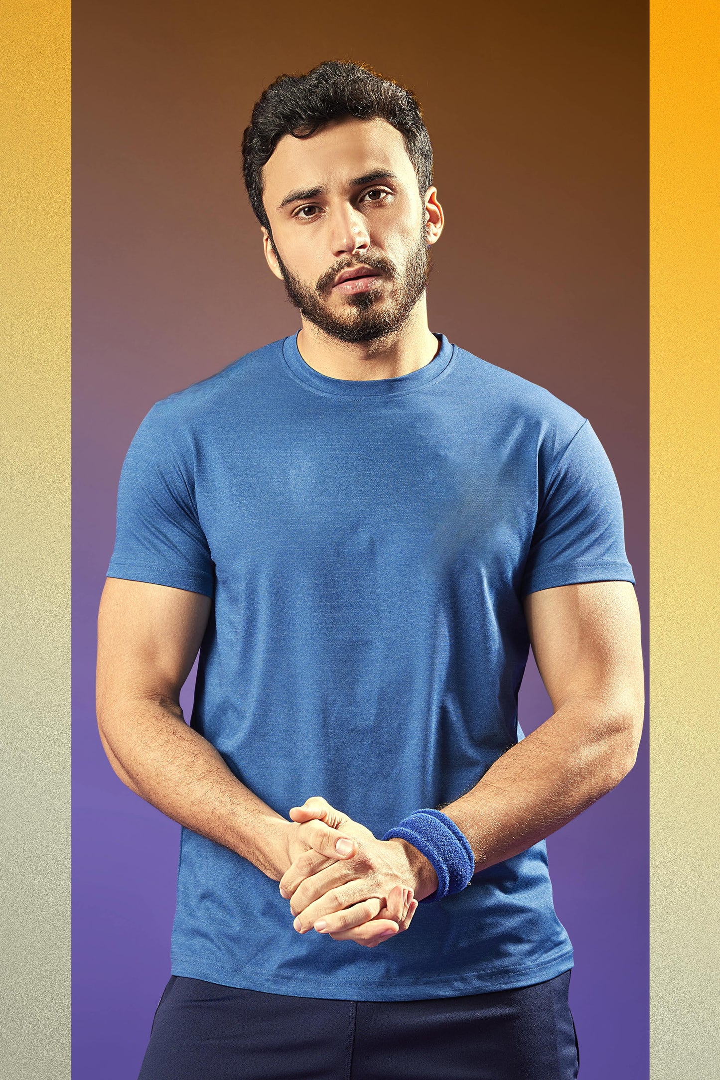 ASTRIKE SPORTS Crew Neck T-shirt at Wholesale Price J-78 | 6 Pcs Packing