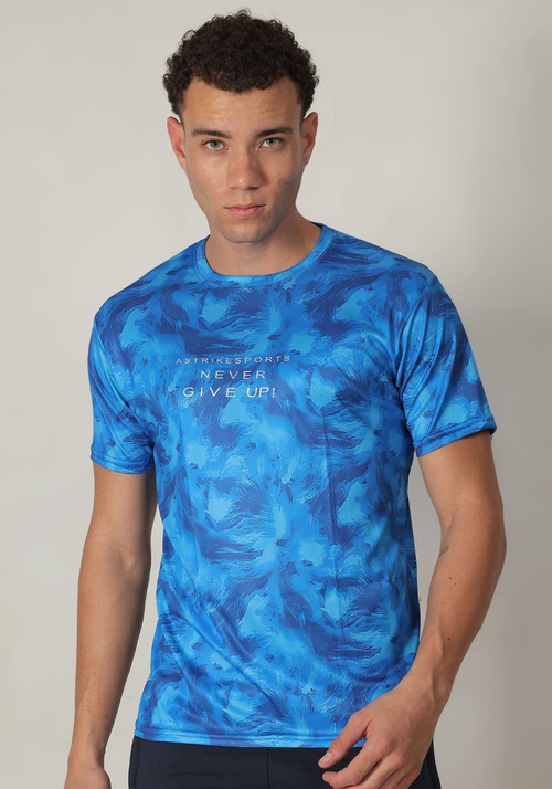 ASTRIKE SPORTS Crew Neck T-shirt at Wholesale Price J-151 | 6 Pcs Packing