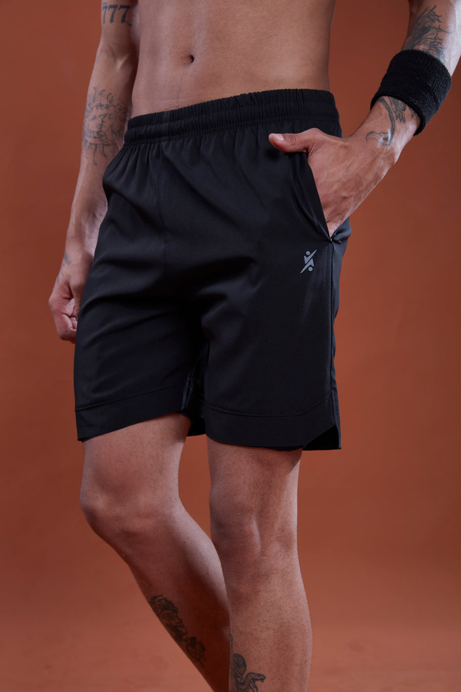 Men Solid Slim Fit Short Tighty Pant at Wholesale Price J 79 Special Black | 4 Pcs Box