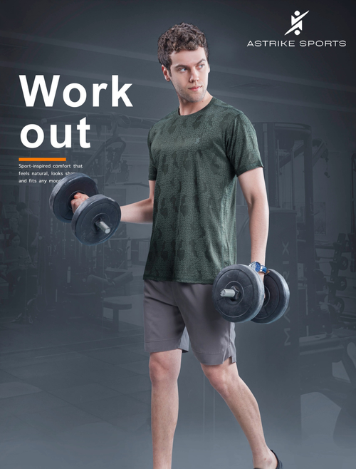 ASTRIKE SPORTS Crew Neck T-shirt at Wholesale Price QR 60 New | 6 Pcs Packing