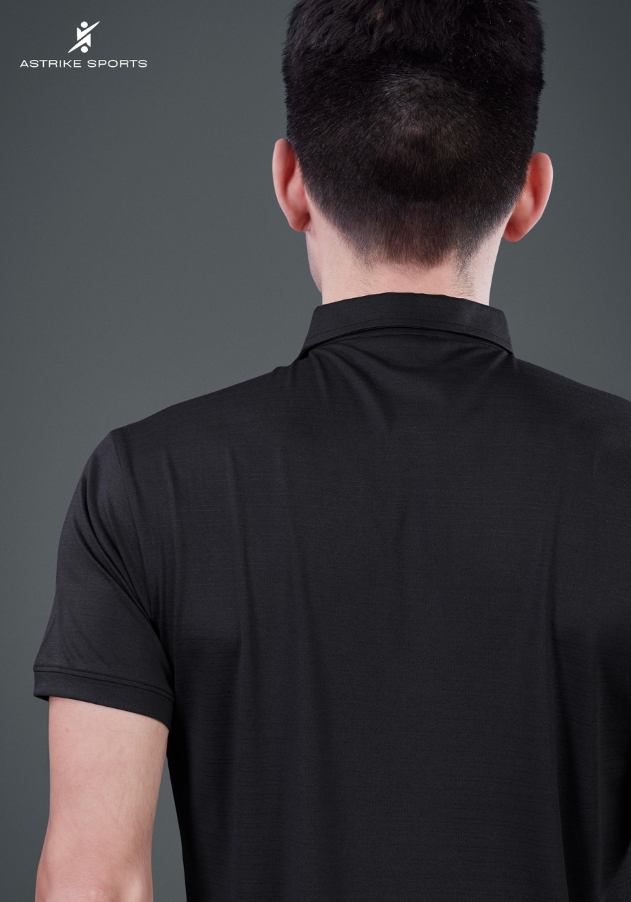 Men Slim Polo Neck T-shirt at Wholesale Price QR-12 | 6 Pcs Box