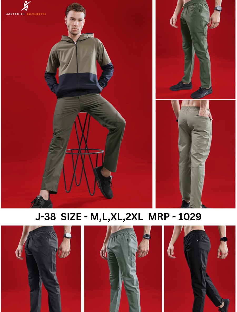 Men Regular Fit Sports Terry Fabric Track pant at Wholesale Price QR-38 | 8 Pcs Box