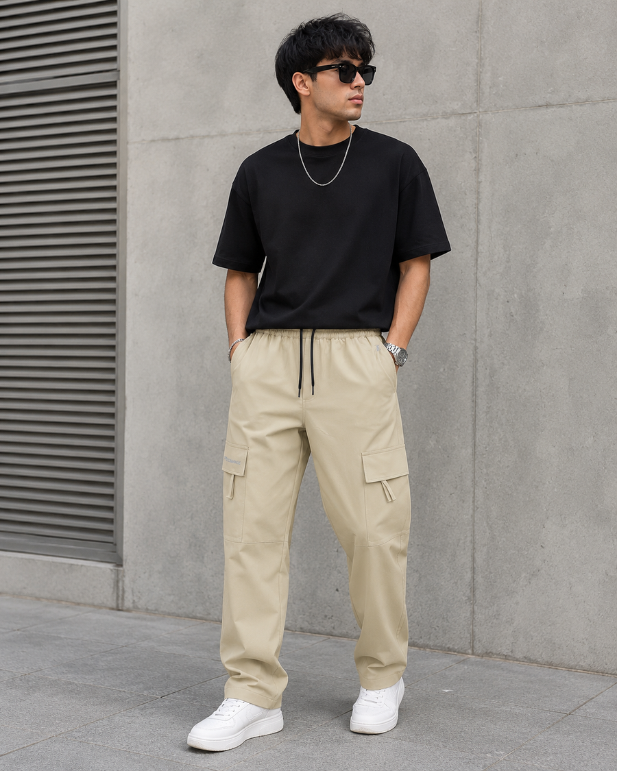 Men Baggy Fit Trackpant at Wholesale Price A-7 | 6 Pcs Box