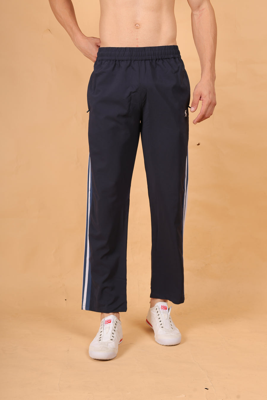 Men Regular Fit Sports Track pant at Wholesale Price J-206 4Way Fabric | 6 Pcs Box