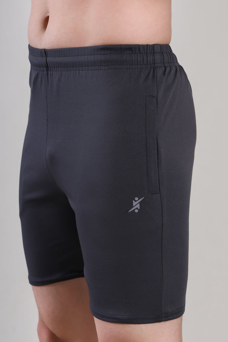 Men Solid Slim Fit Short Pant at Wholesale Price J-03 | 6 Pcs Box