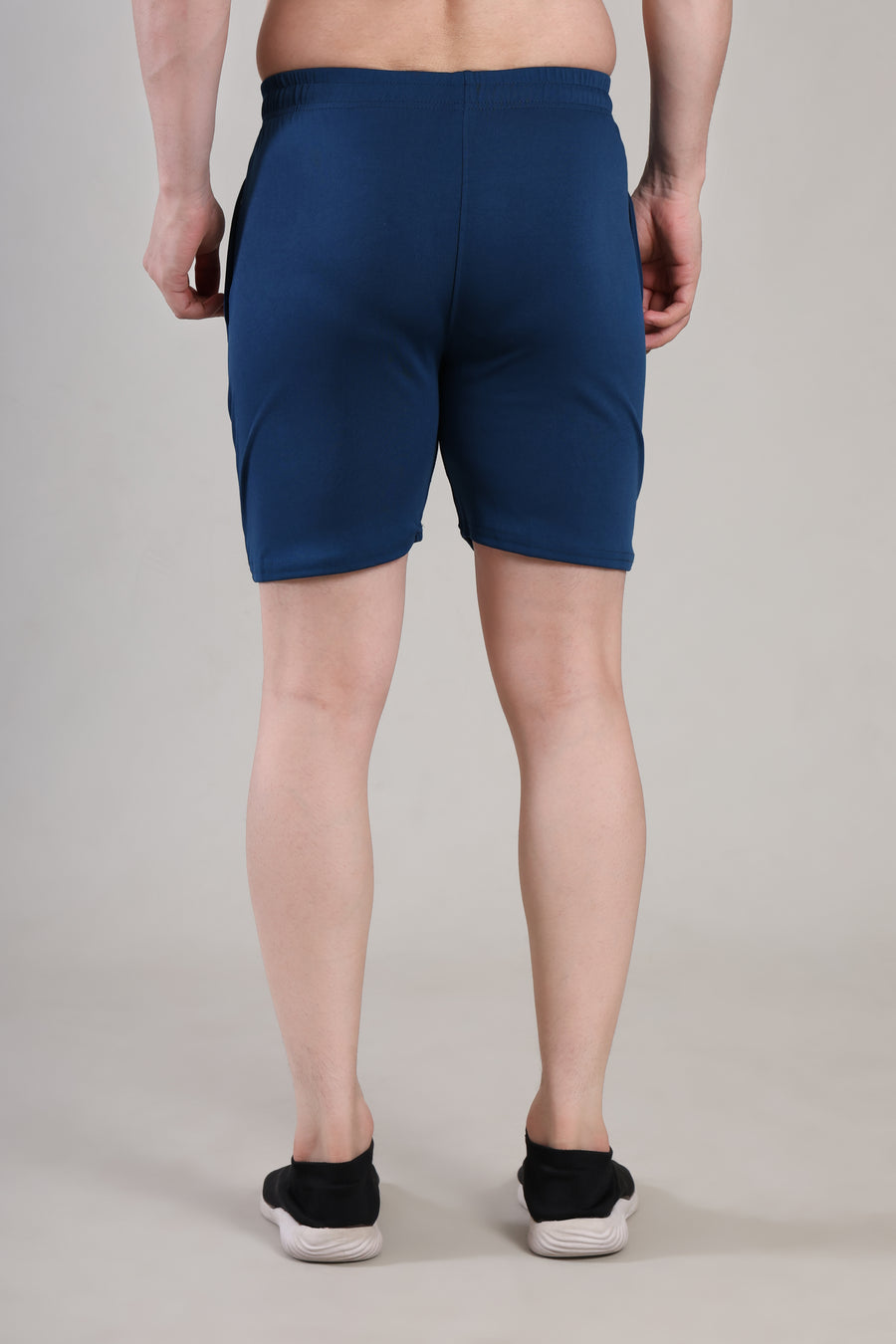 Men Solid Slim Fit Short Pant at Wholesale Price J-03 | 6 Pcs Box