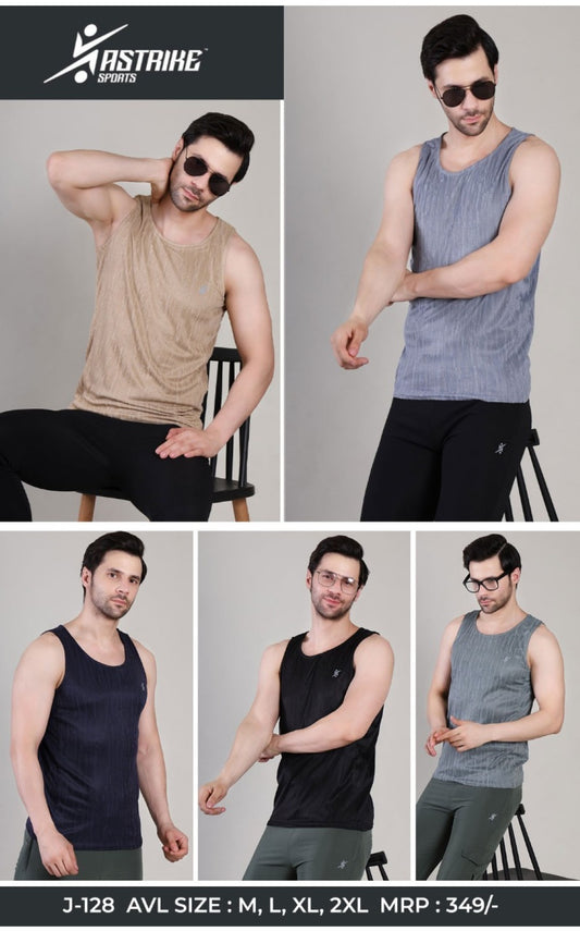 Men Assorted Milanch Vests J-128 | Mix Size & Color Box