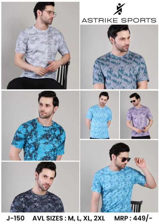 Men Assorted Milanch T-shirt J-150 | Mix Size & Color Box