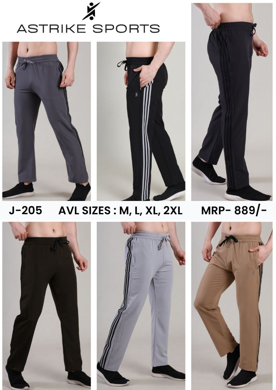 Men Regular Fit Sports Track pant at Wholesale Price J-205 | 6 Pcs Box