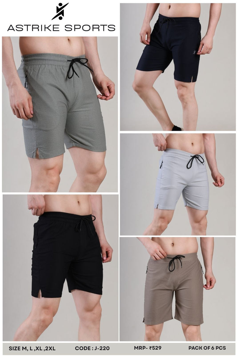 Men's Regular Fit Shorts at Wholesale Price J 220 | 6 pcs packing