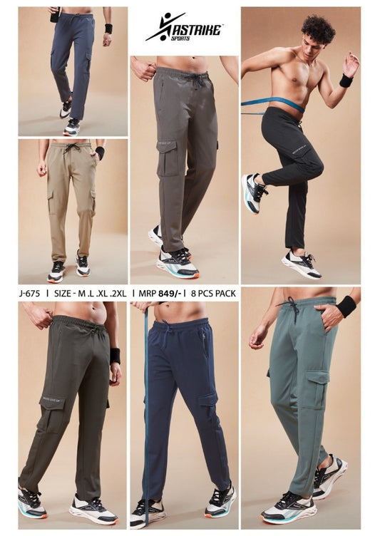 Men Assorted Imported Ultra Trackpant J-675 A | Mix Size & Color Box
