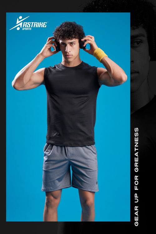 ASTRIKE SPORTS Crew Neck Innerwear Vest at Wholesale Price J 129 | 5Pcs Box