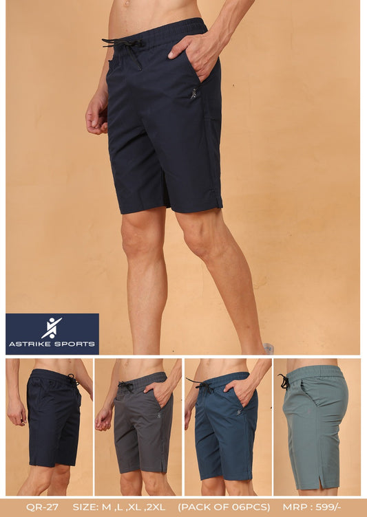 Men's Regular Fit Shorts at Wholesale Price QR-27 | 6 pcs packing