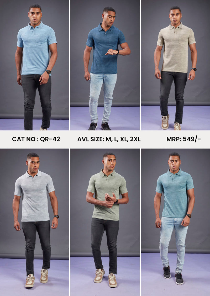 ASTRIKE SPORTS POLO T-shirt at Wholesale Price QR 42 | 6 Pcs Packing