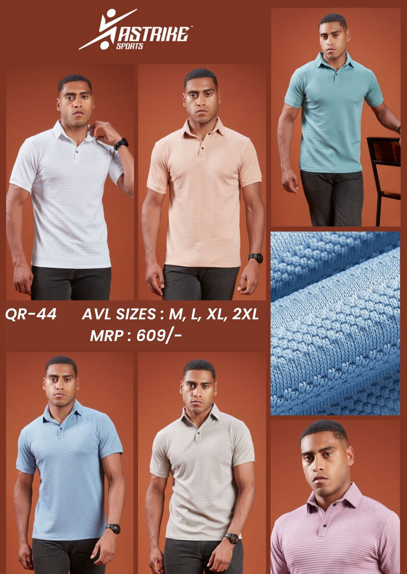 ASTRIKE SPORTS POLO T-shirt at Wholesale Price QR 44 | 6 Pcs Packing