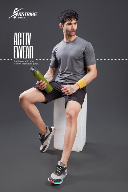 ASTRIKE SPORTS Crew Neck T-shirts at Wholesale Price J 122 | 6 Pcs Packing