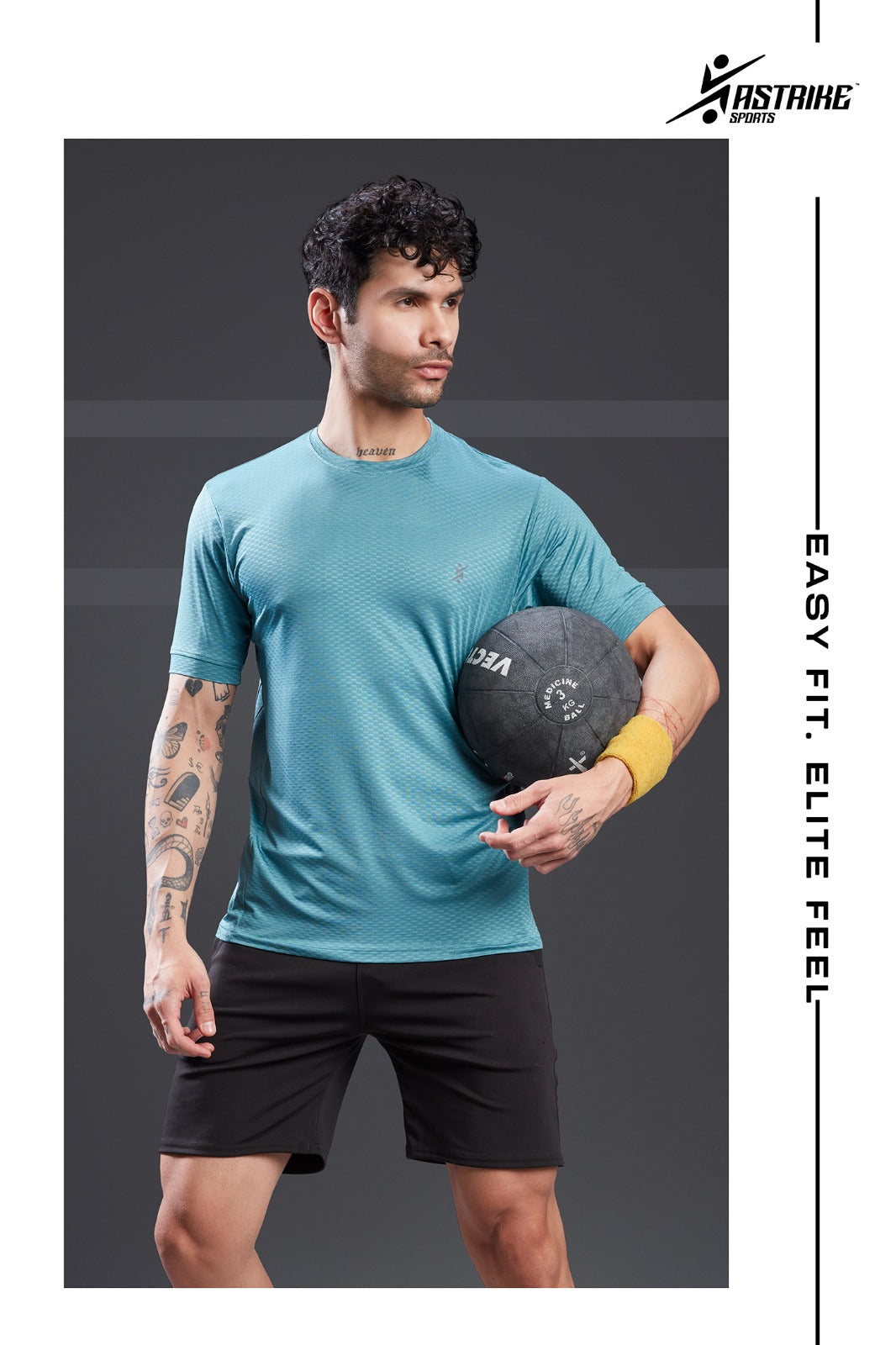 ASTRIKE SPORTS Crew Neck T-shirts at Wholesale Price J 122 | 6 Pcs Packing