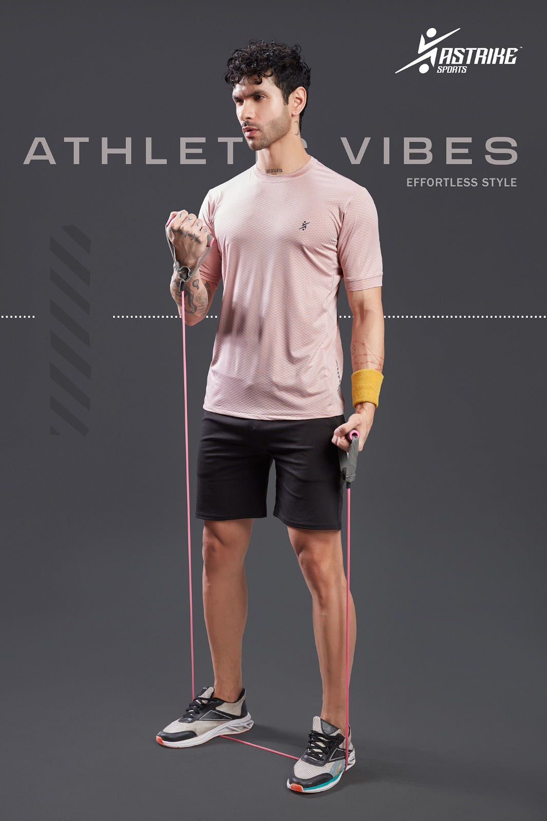 ASTRIKE SPORTS Crew Neck T-shirts at Wholesale Price J 122 | 6 Pcs Packing