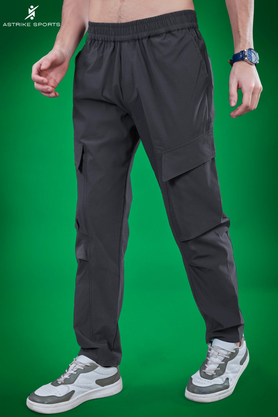Men Regular Fit Sports Cargo Track pant at Wholesale Price A-6 | 8 Pcs Box
