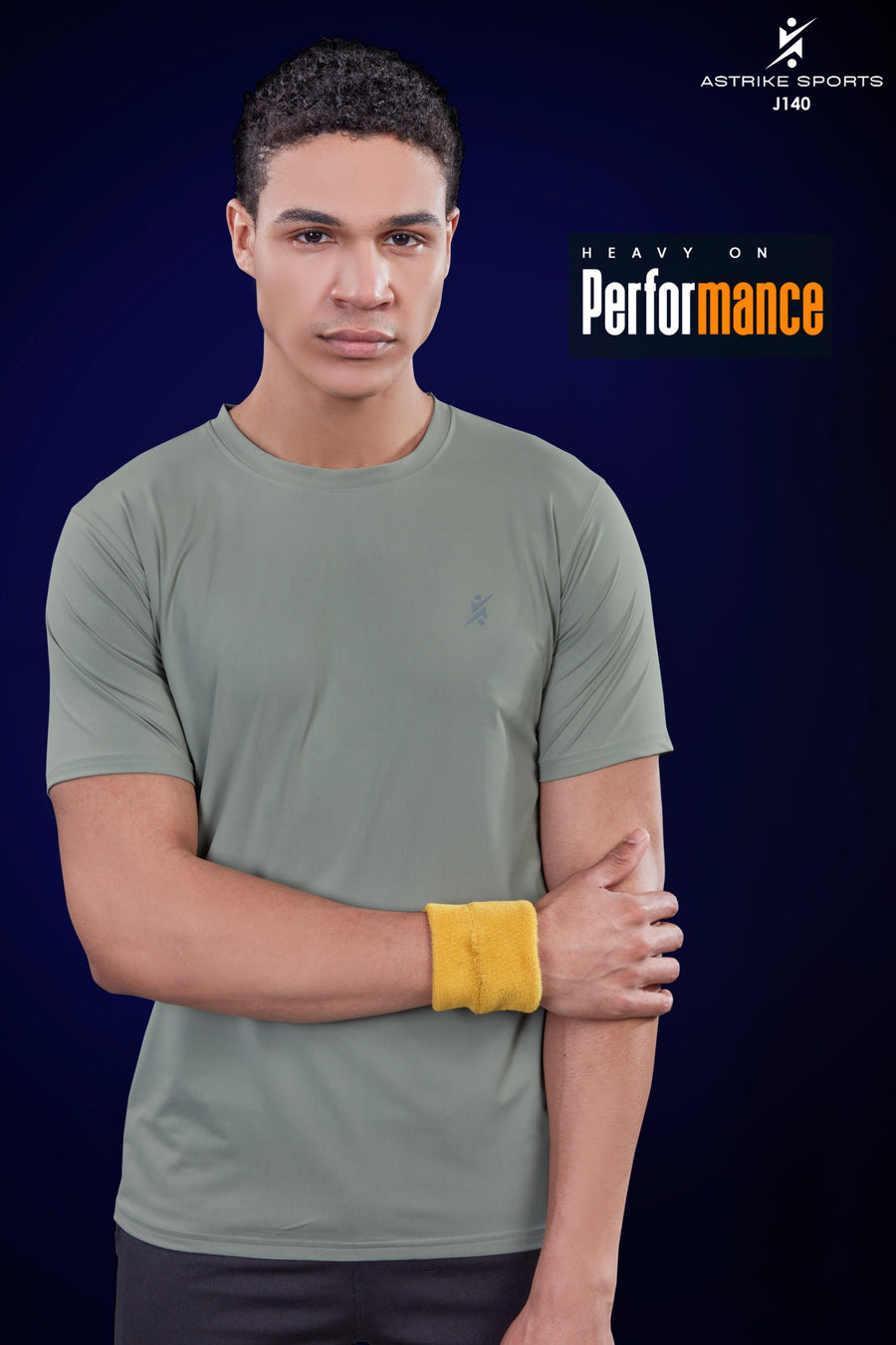 Men Solid Slim Fit Round Neck T-shirt at Wholesale Price J-140| 6 Pcs Packing