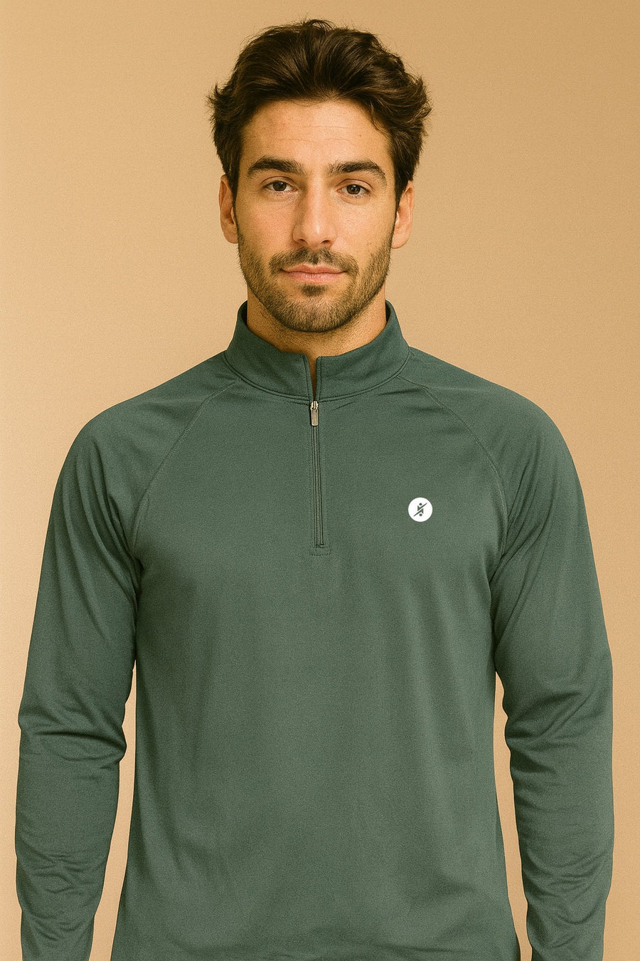 Men Solid Slim Fit Mock Neck T-shirt at Wholesale Price J 133 | 6 Pcs Box