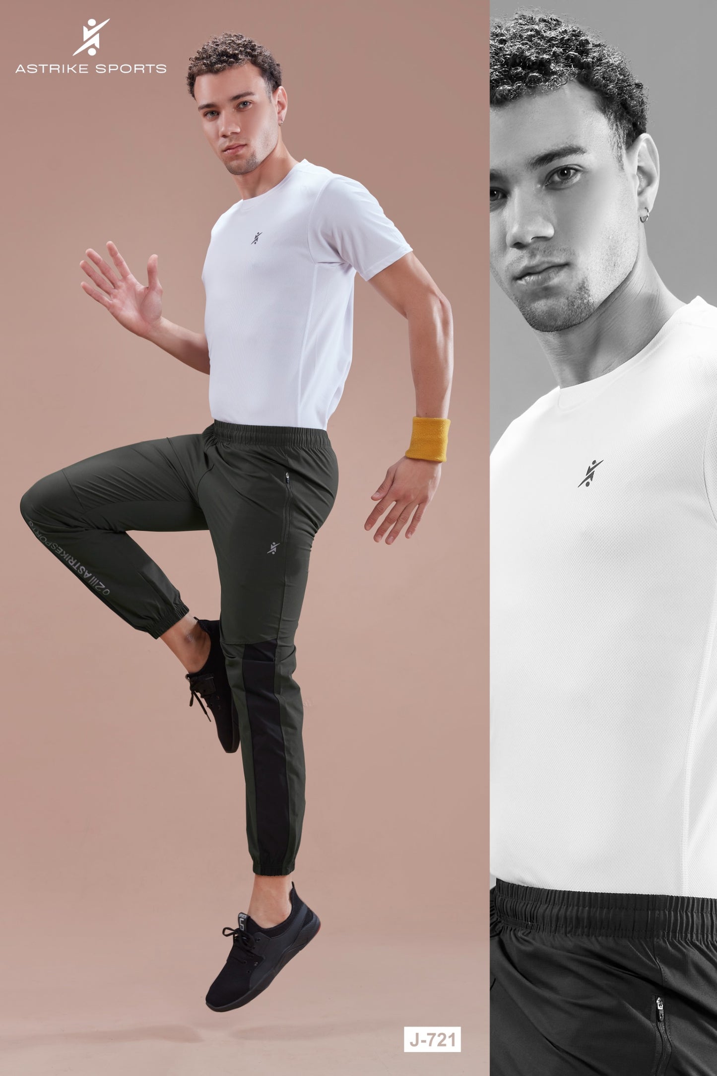 Men Solid Relax Fit Joggers at Wholesale Price J 721 | 6 Pcs Box