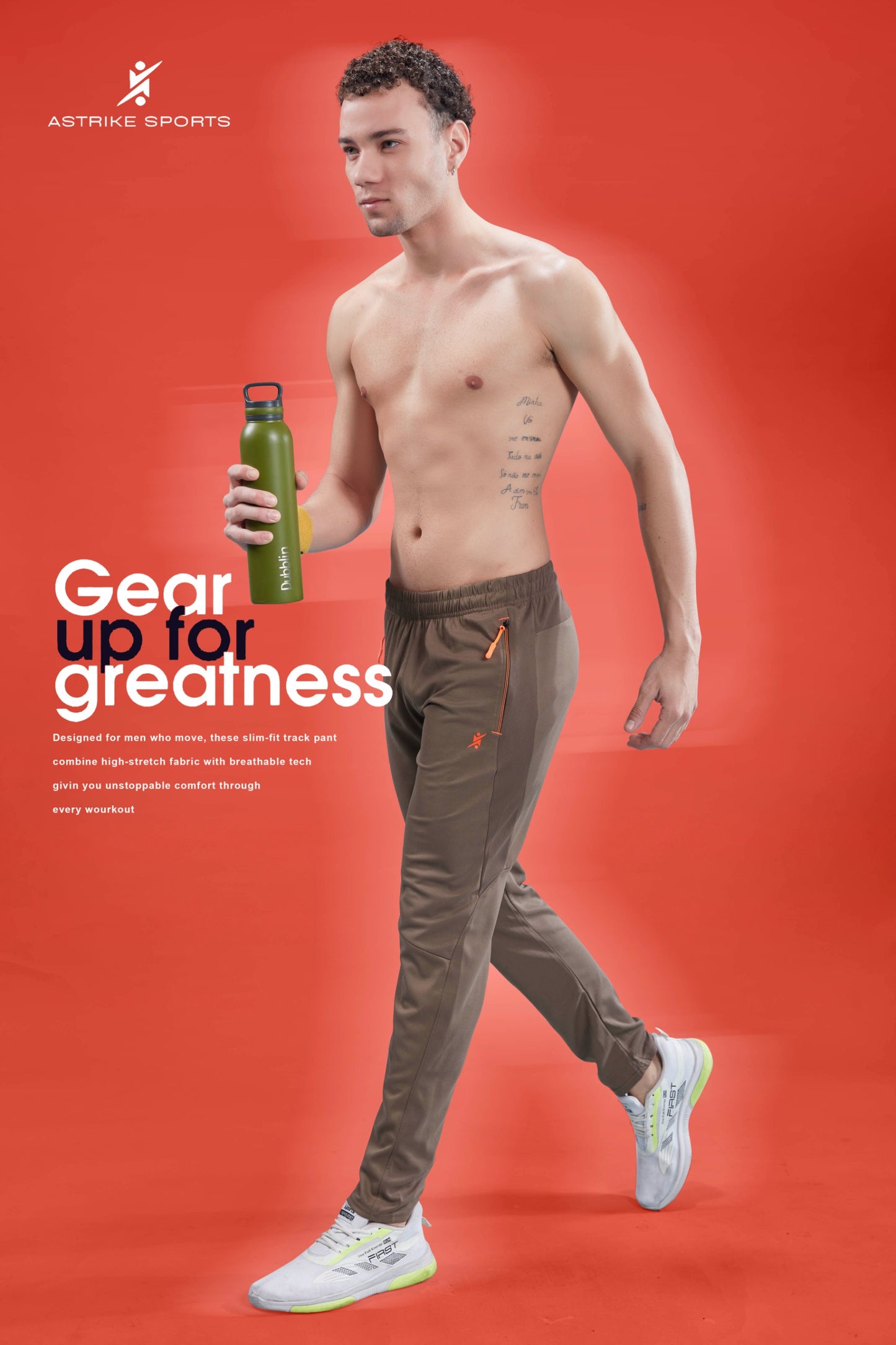 Men Solid Slim Fit Trackpants at Wholesale Price QR 25 | 8 Pcs Box