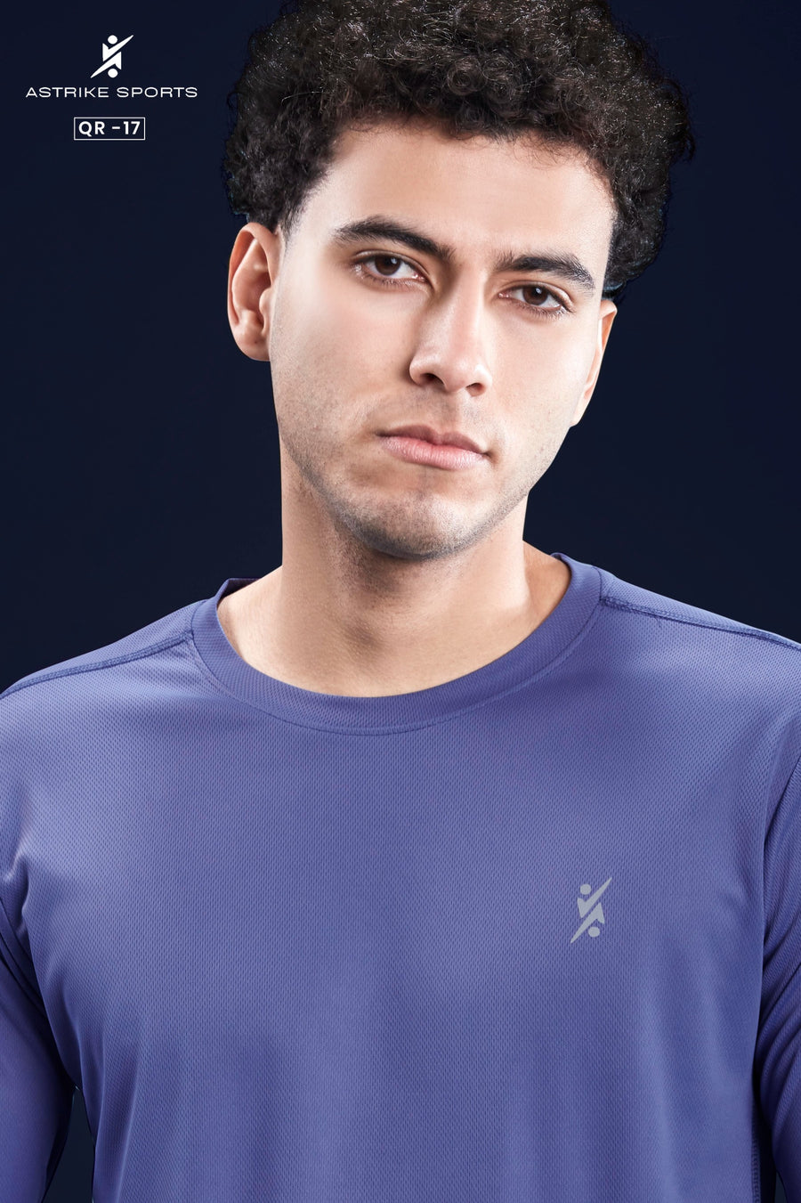 Men Abstract Solid Slim Fit Crew Neck T-shirt at Wholesale Price QR 17 | 8 Pcs Box