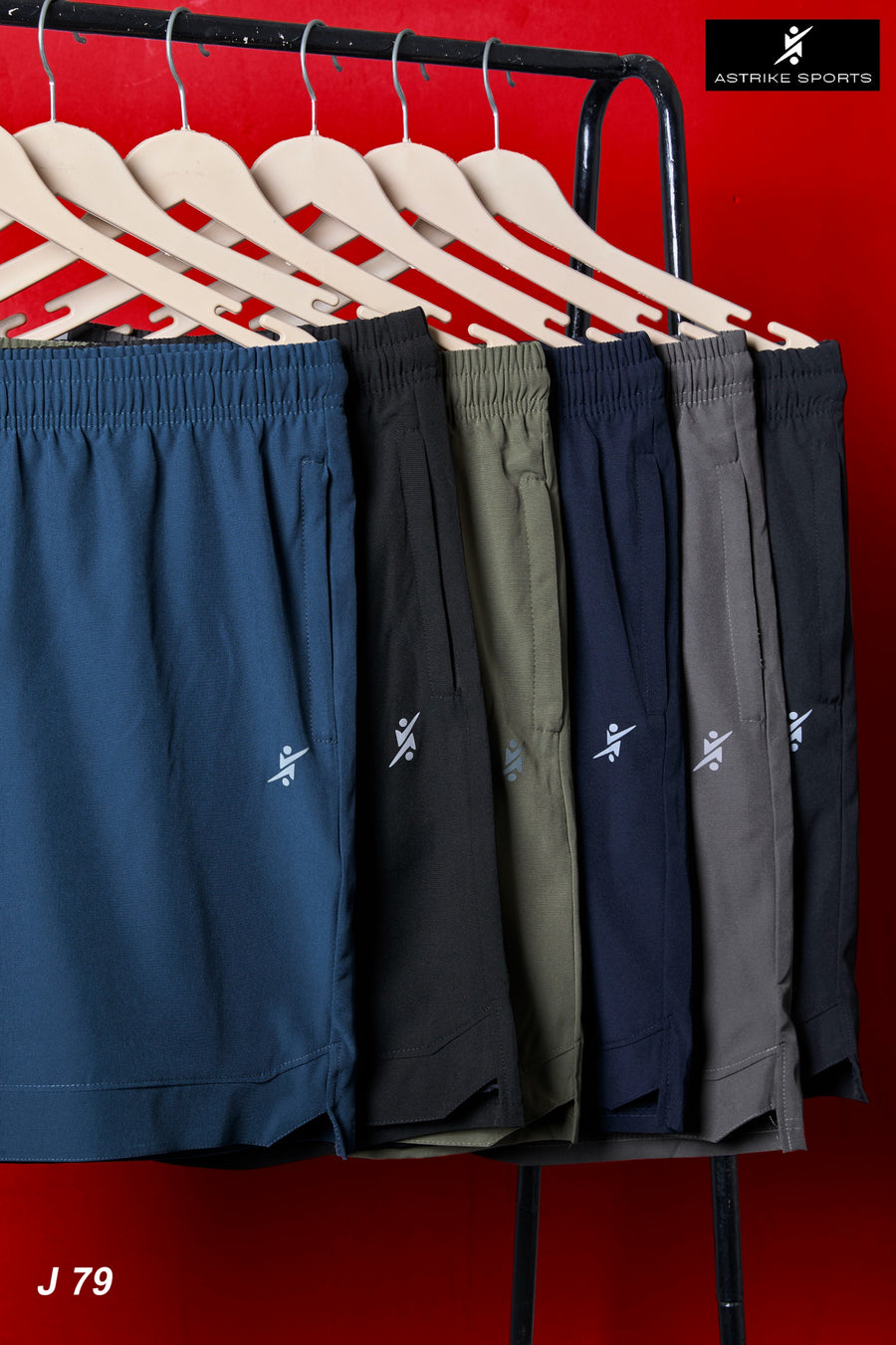 Men Solid Slim Fit Short Tighty Pant at Wholesale Price J 79 | 8 Pcs Box
