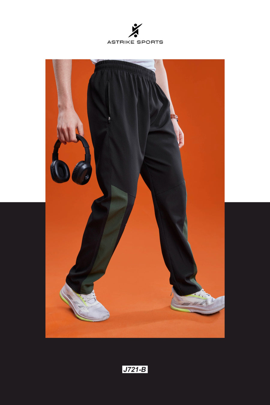 Men Solid Relax Fit Joggers at Wholesale Price J 721 B Special Black | 4 Pcs Box