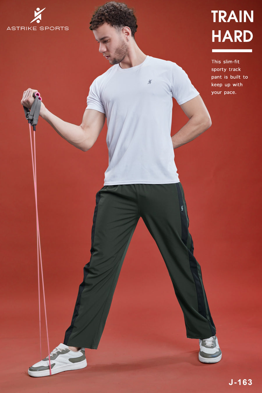 Men Regular Fit Sports Track pant at Wholesale Price J-163 New | 6 Pcs Box