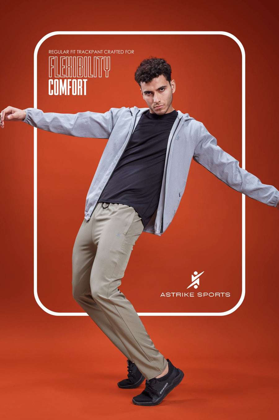 Men Regular Fit Sports Track pant at Wholesale Price J-167 NS | 6 Pcs Box