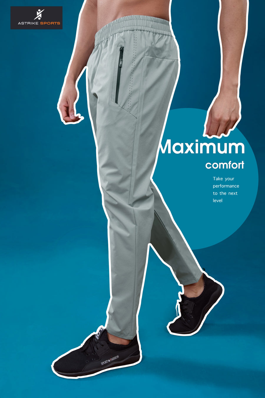 Men Regular Fit Sports Track pant at Wholesale Price QR-50 | 8 Pcs Box
