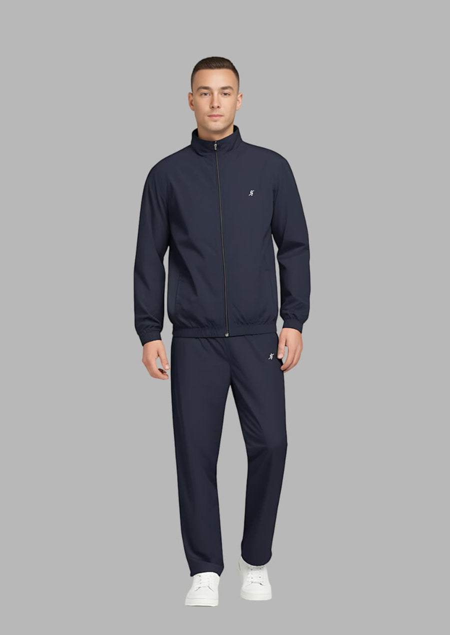 Men Solid Slim Fit Tracksuit at Wholesale Price TS-01 | 6 Pcs Box