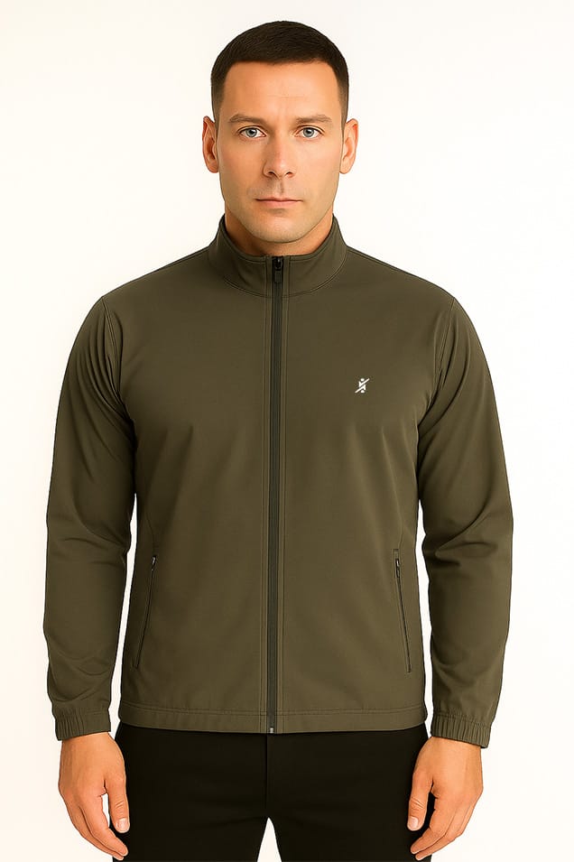 Men Solid Winter Jacket Full Sleevs at Wholesale Price J-90 | 6 Pcs Box