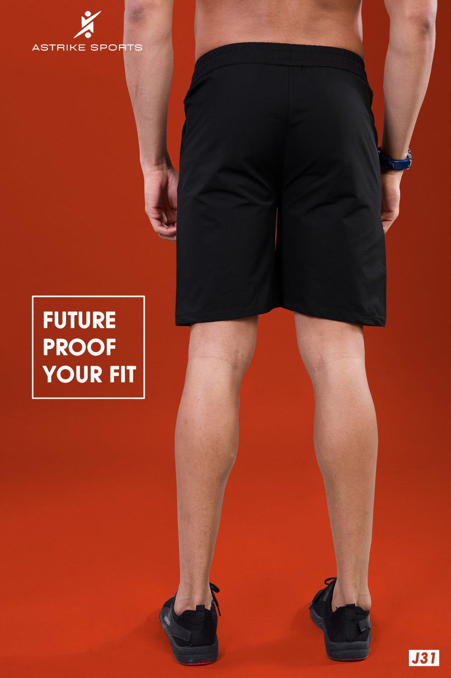 Men Solid Slim Fit Shorts at Wholesale Price J-31 | 6 Pcs Box
