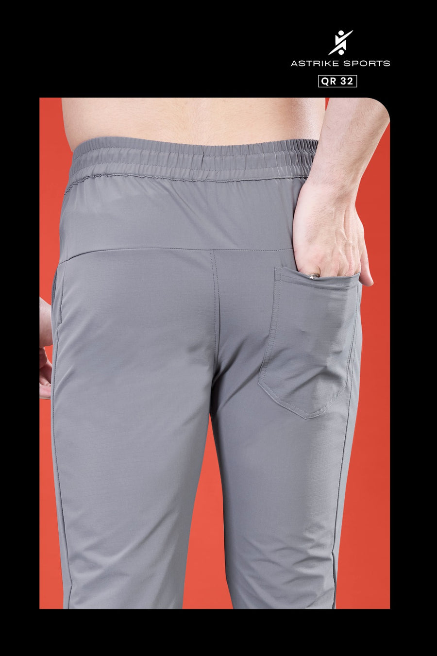 Men Regular Fit Sports Track pant at Wholesale Price QR-32 | 8 Pcs Box