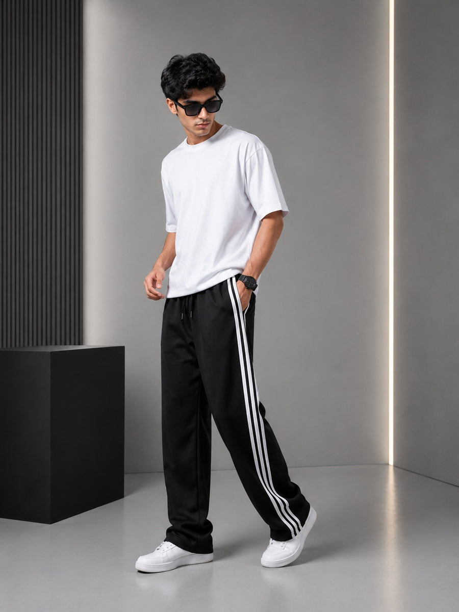 Men Baggy Fit Trackpant at Wholesale Price J-144| 6 Pcs Box